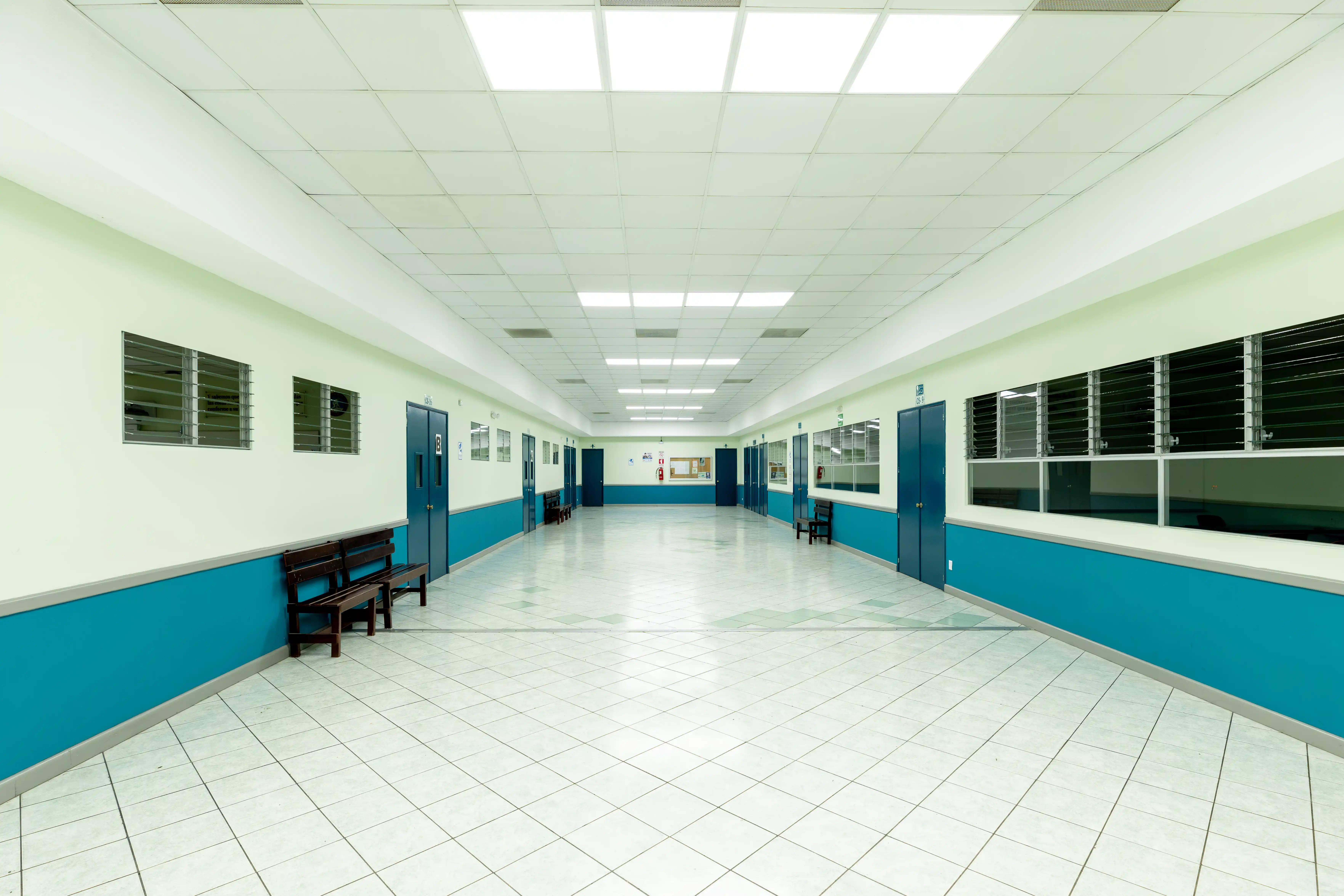 Hallway, Medical Sciences Building, Central Campus