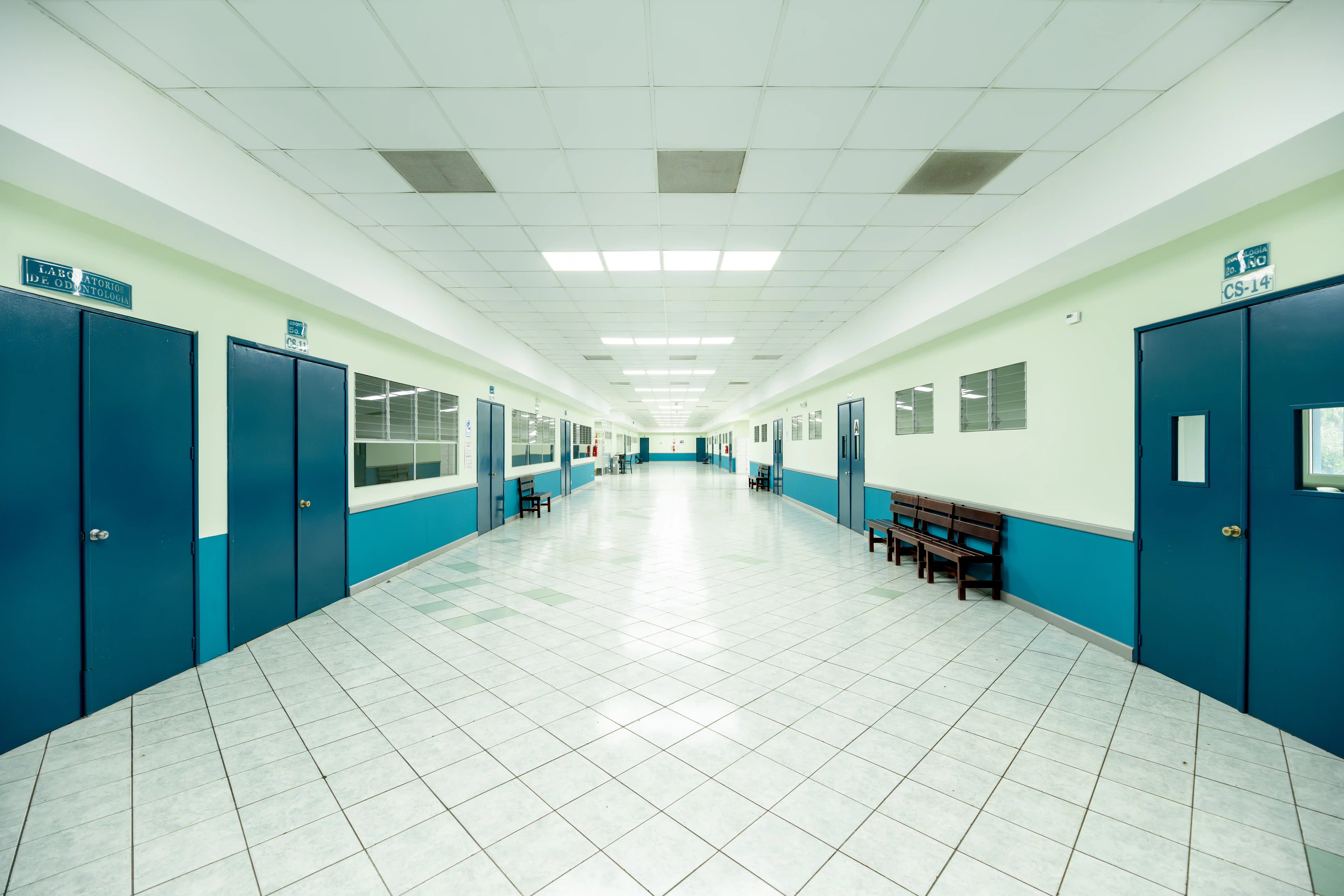 Hallway, Medical Sciences Building, Central Campus